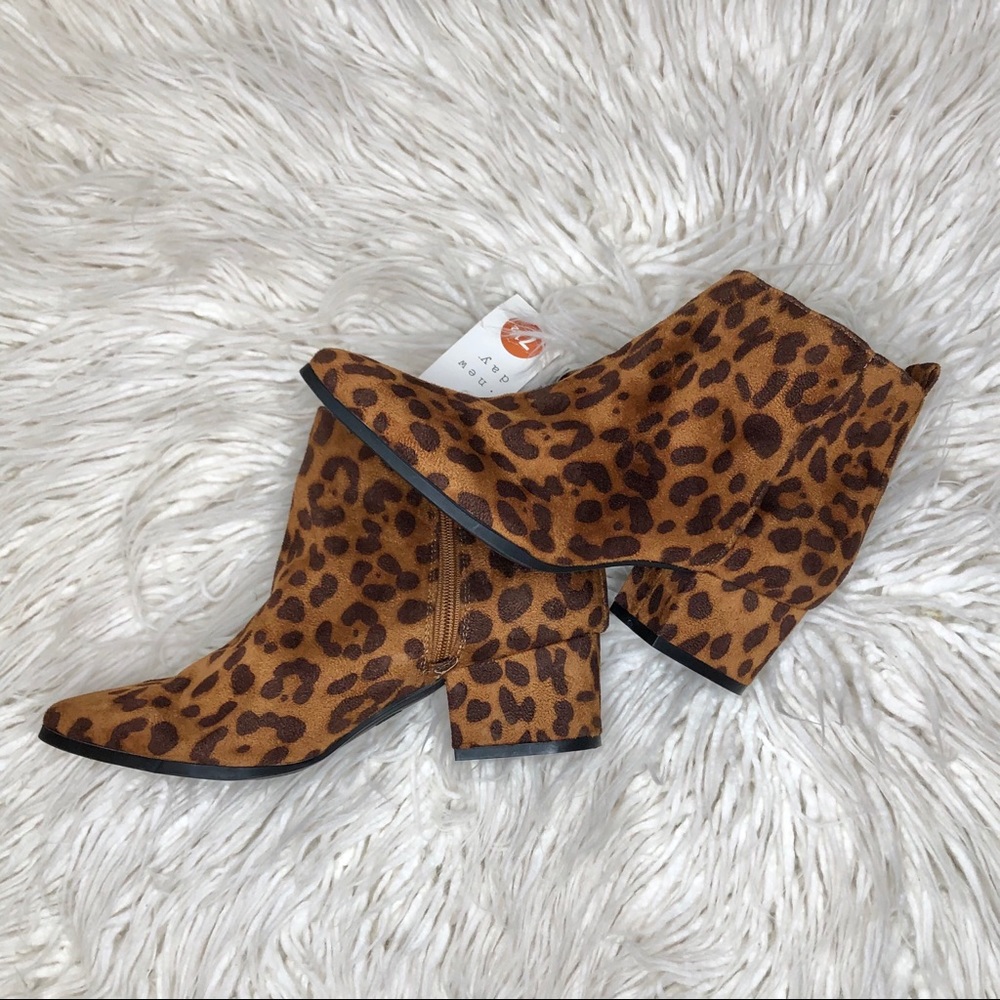 Universal Threads Animal Print Ankle Boots